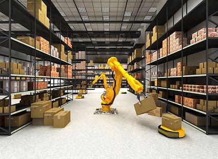 産業用コンピュータの倉庫保管におけるアプリケーション